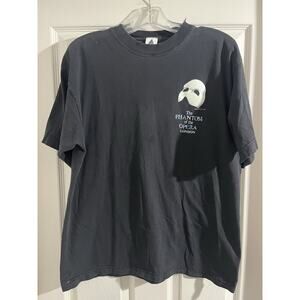 1988 The Phantom Of The Opera London T Shirt Adult L Black